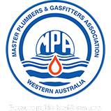Master plumbers & Gasfitters Association logo
